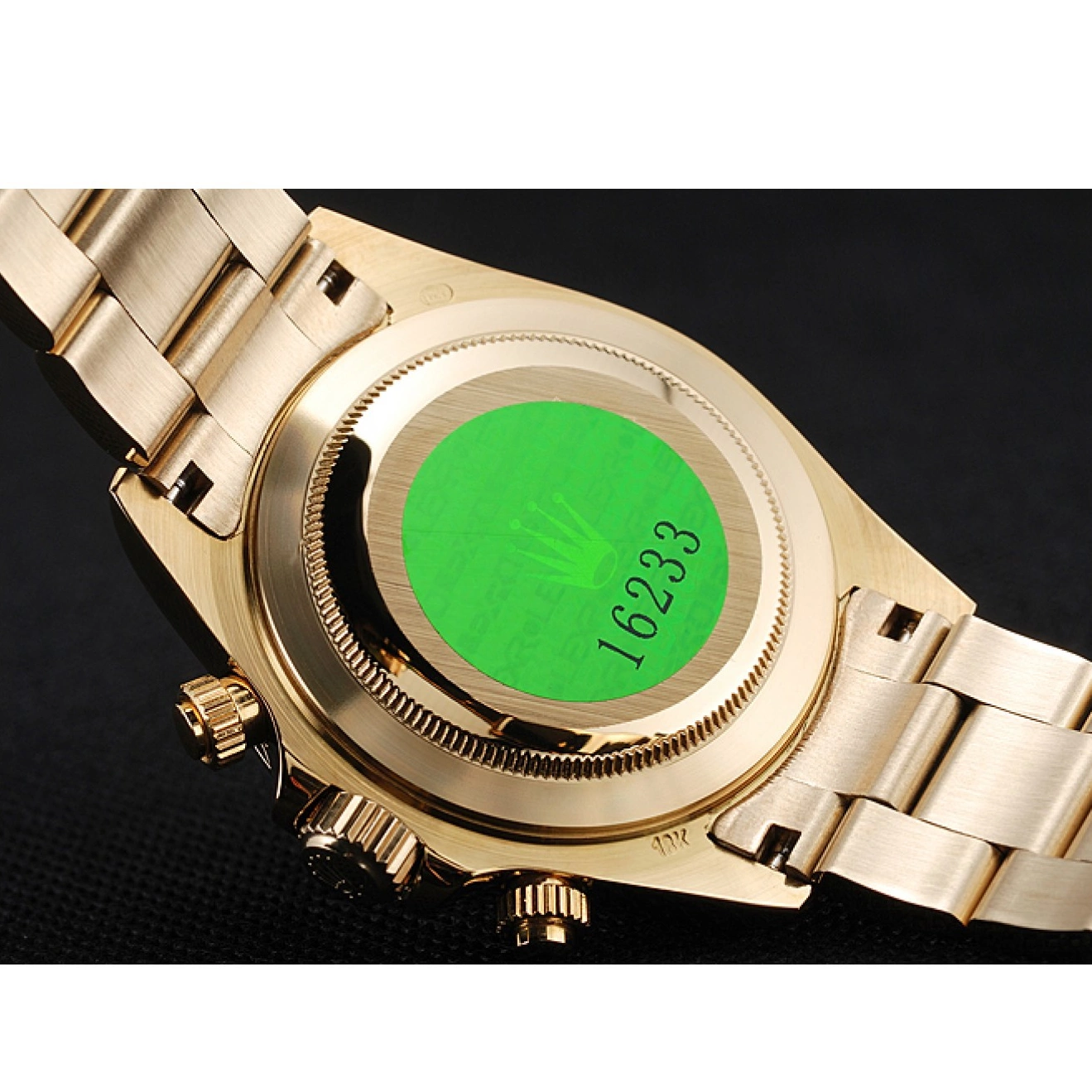 Rolex aaa copy Dial Bracelet Brown Cosmograph Rolex 1454245 Case Diamond Gold Daytona And Numerals 0613